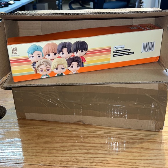 BTS Tiny Tan 3” Chibi Masters Lot (7) Figurines Japan Anime Figure Set Sealed - Picture 5 of 6